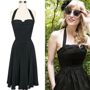 Black Trashy Diva halter Dress